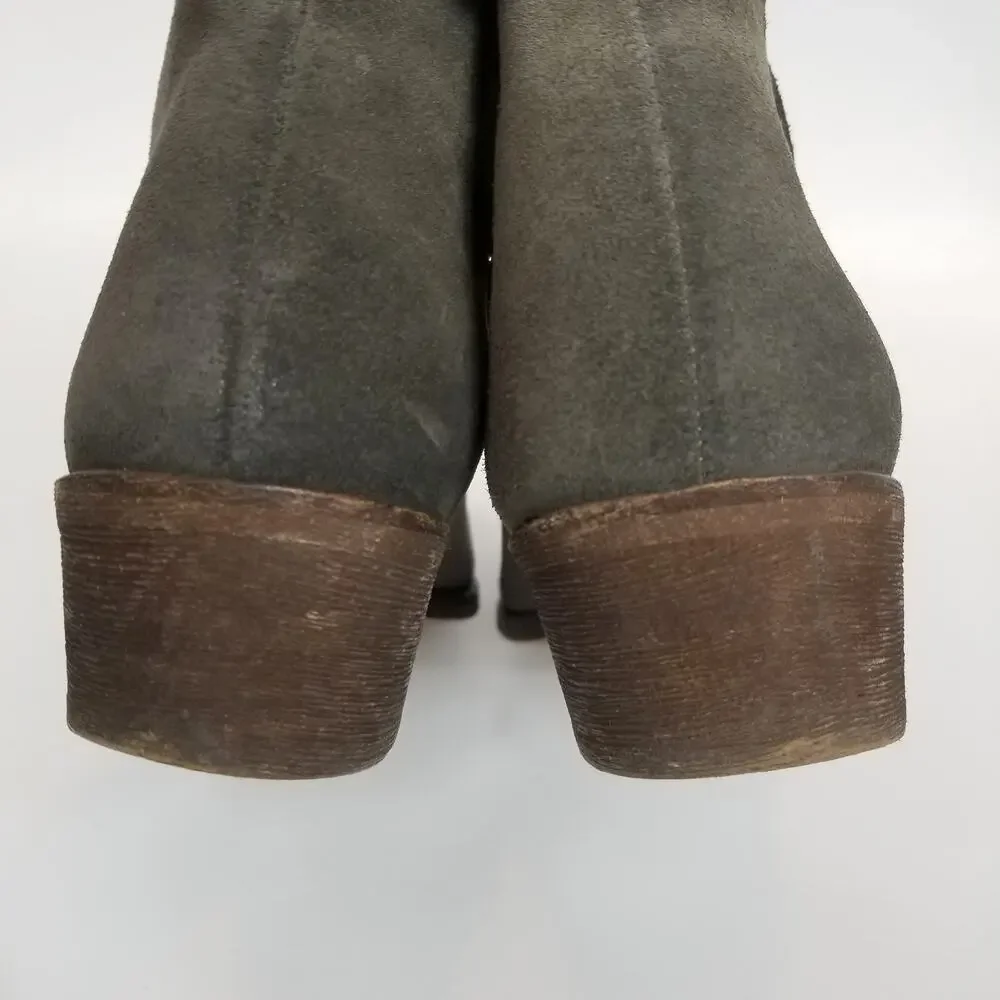 Splendid Hamptyn Women's Gray Suede Ankle Boots Size 6